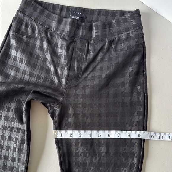 Anthropologie Sanctuary Black Checkered Runway Leggings - Picture 13 of 16